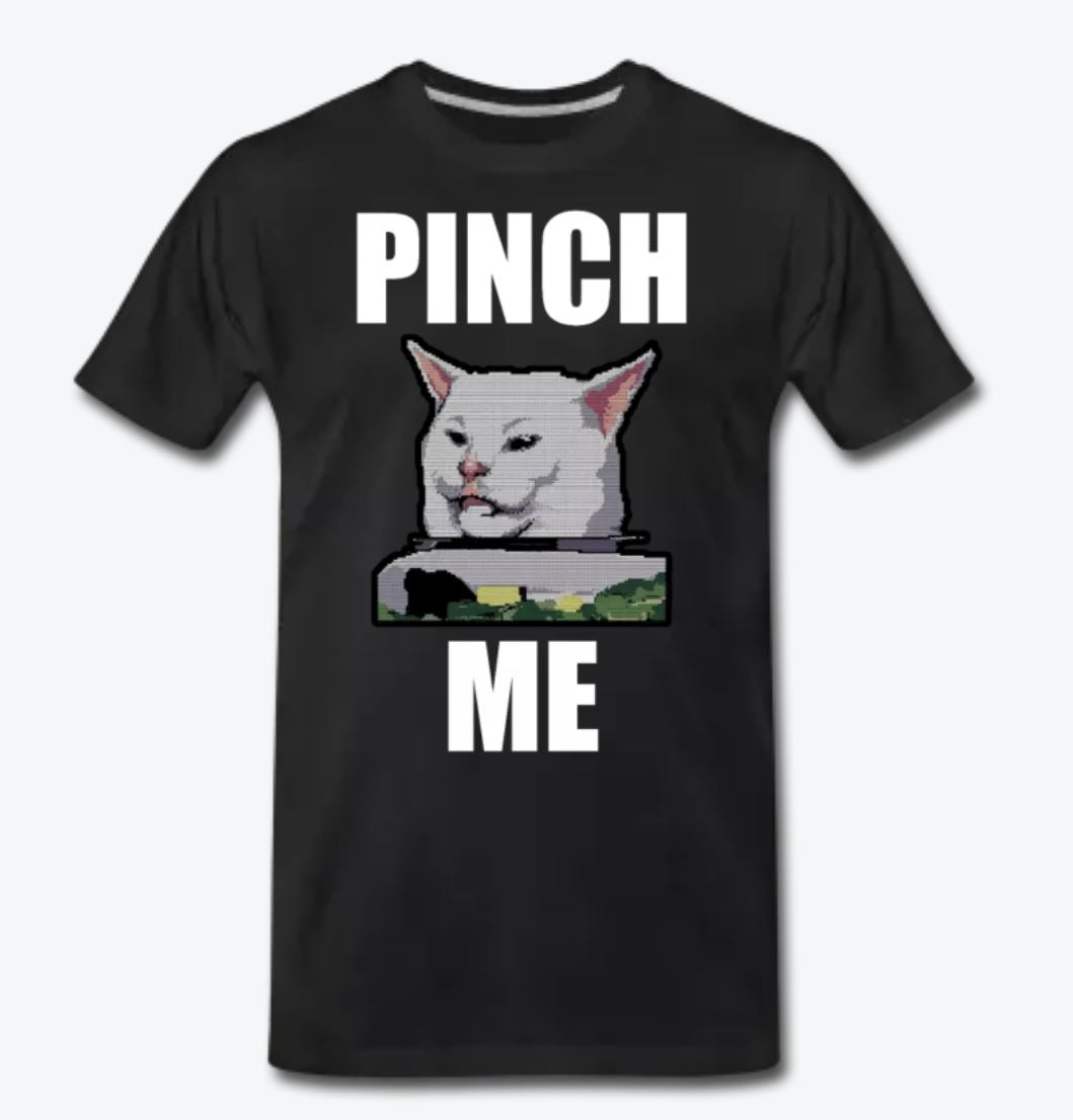 You're Drunk Confused Cat Meme St Patrick's Day Smudge T-Shirt You're Drunk Confused Cat Meme St Patrick's Day Smudge T-Shirt