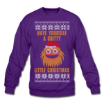 Have Yourself A Gritty Little Christmas - Crewneck Sweatshirt - purple