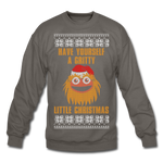 Have Yourself A Gritty Little Christmas - Crewneck Sweatshirt - asphalt gray