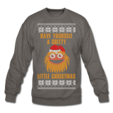 Have Yourself A Gritty Little Christmas - Crewneck Sweatshirt - asphalt gray