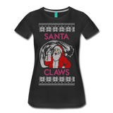 Santa Claws - Women’s Premium T-Shirt - black