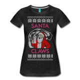 Santa Claws - Women’s Premium T-Shirt - charcoal gray