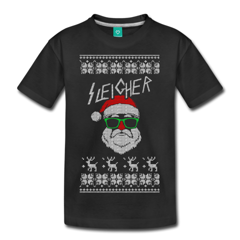 Sleigher - Kids' Premium T-Shirt - black