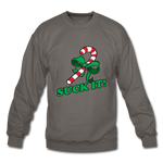 Suck It! - Crewneck Sweatshirt - asphalt gray