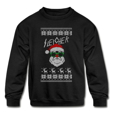 Sleigher - Kids' Crewneck Sweatshirt - black