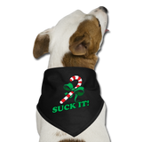 Suck It - Dog Bandana - black