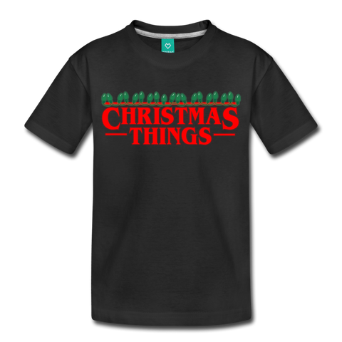 Christmas Things - Kids' Premium T-Shirt - black