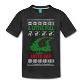 A Little Full Lotta Sap - Kids' Premium T-Shirt - black
