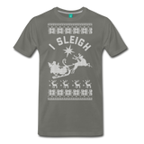 I Sleigh - Men's Premium T-Shirt - asphalt gray