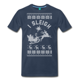 I Sleigh - Men's Premium T-Shirt - navy