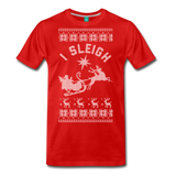 I Sleigh - Men's Premium T-Shirt - red