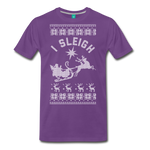 I Sleigh - Men's Premium T-Shirt - purple