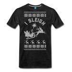 I Sleigh - Men's Premium T-Shirt - charcoal gray