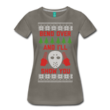 Bend Over and I'll Show You - Women’s Premium T-Shirt - asphalt gray