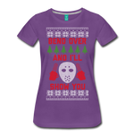 Bend Over and I'll Show You - Women’s Premium T-Shirt - purple