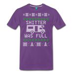 Shitter Was Full - Men's Premium T-Shirt - purple