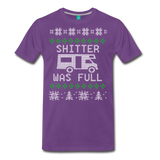 Shitter Was Full - Men's Premium T-Shirt - purple
