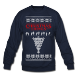 Christmas Things - Crewneck Sweatshirt - navy