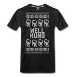 Well Hung - Men's Premium T-Shirt - charcoal gray