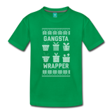 Gangsta Wrapper - Toddler Premium T-Shirt - kelly green