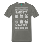 Gangsta Wrapper - Men's Premium T-Shirt - asphalt gray