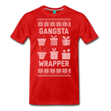 Gangsta Wrapper - Men's Premium T-Shirt - red