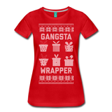 Gangsta Wrapper - Women’s Premium T-Shirt - red