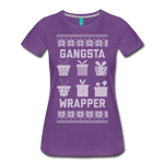 Gangsta Wrapper - Women’s Premium T-Shirt - purple