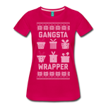 Gangsta Wrapper - Women’s Premium T-Shirt - dark pink