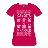 Gangsta Wrapper - Women’s Premium T-Shirt - dark pink