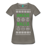 Amaze Balls - Women’s Premium T-Shirt - asphalt gray