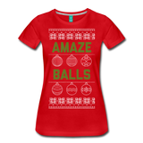 Amaze Balls - Women’s Premium T-Shirt - red