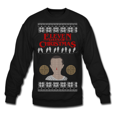 Eleven Days of Christmas - Crewneck Sweatshirt - black