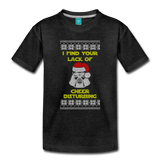 Lack of Cheer Disturbing - Toddler Premium T-Shirt - charcoal gray