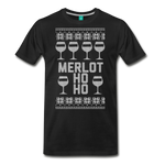 Merlot Ho Ho - Men's Premium T-Shirt - black
