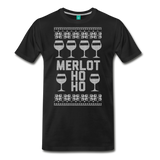 Merlot Ho Ho - Men's Premium T-Shirt - black