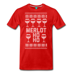 Merlot Ho Ho - Men's Premium T-Shirt - red
