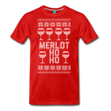 Merlot Ho Ho - Men's Premium T-Shirt - red