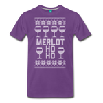 Merlot Ho Ho - Men's Premium T-Shirt - purple