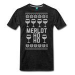 Merlot Ho Ho - Men's Premium T-Shirt - charcoal gray