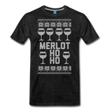 Merlot Ho Ho - Men's Premium T-Shirt - charcoal gray