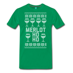 Merlot Ho Ho - Men's Premium T-Shirt - kelly green