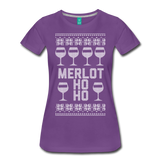 Merlot Ho Ho - Women’s Premium T-Shirt - purple