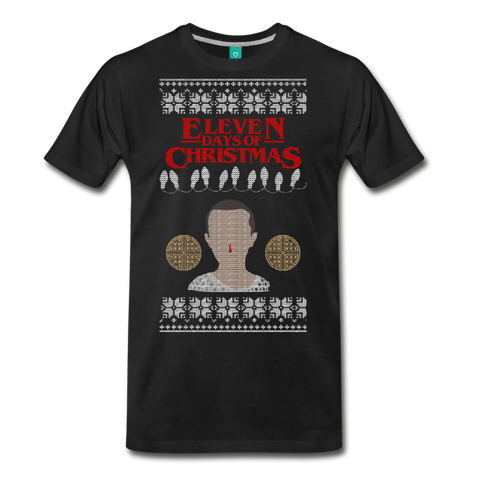 Eleven Days of Christmas - Men's Premium T-Shirt - black