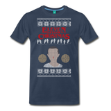 Eleven Days of Christmas - Men's Premium T-Shirt - navy
