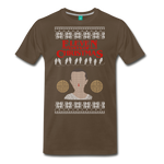 Eleven Days of Christmas - Men's Premium T-Shirt - noble brown