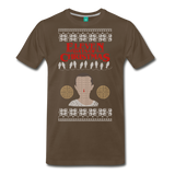 Eleven Days of Christmas - Men's Premium T-Shirt - noble brown