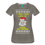 Lack of Cheer Disturbing - Women’s Premium T-Shirt - asphalt gray