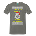 Lack of Cheer Disturbing - Men's Premium T-Shirt - asphalt gray