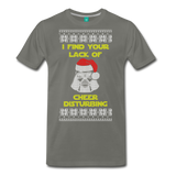 Lack of Cheer Disturbing - Men's Premium T-Shirt - asphalt gray